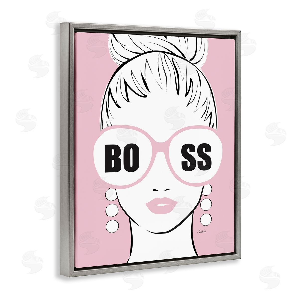 Martina Pavlova Boss Phrase Sunglasses Glam Female Pink Fashion