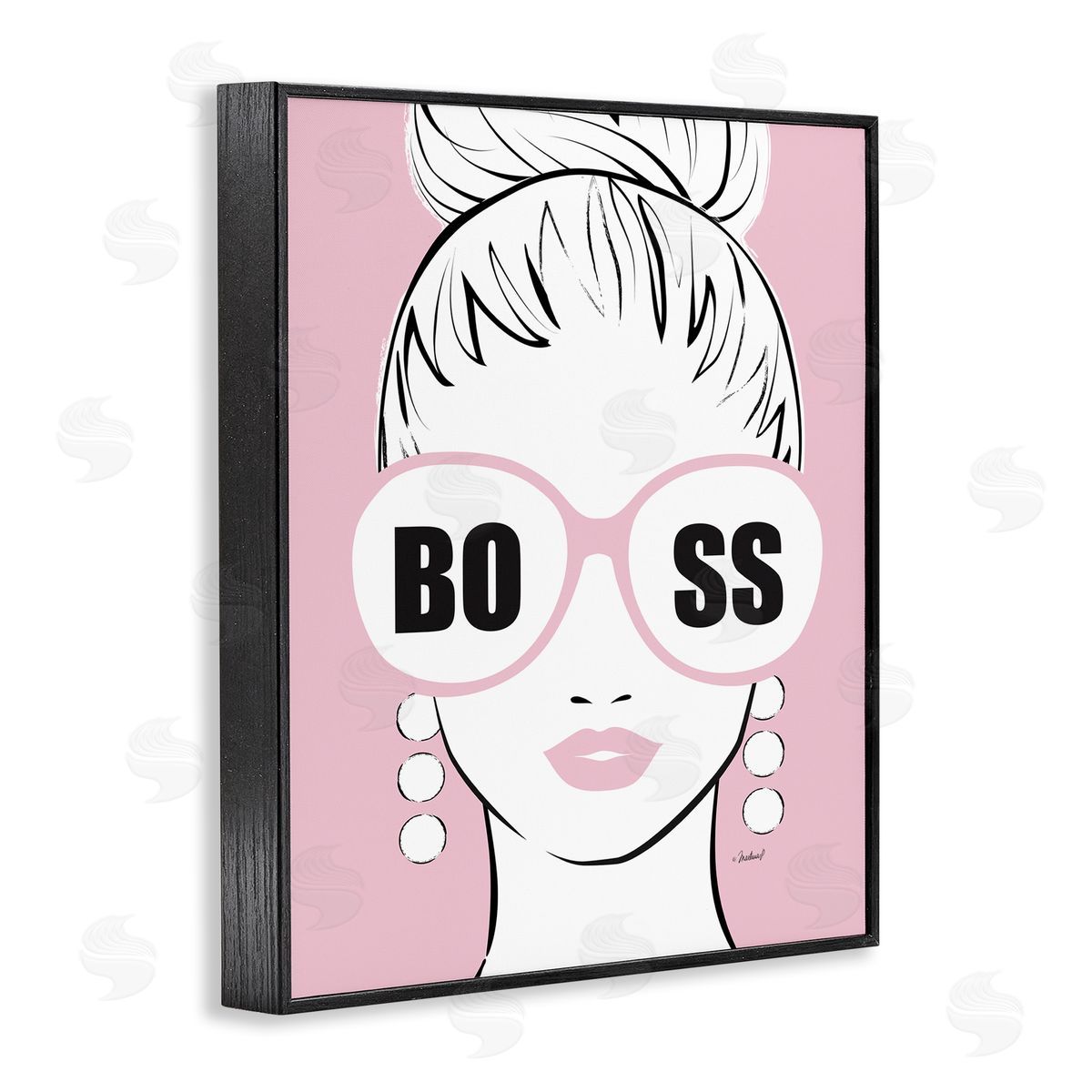 Martina Pavlova Boss Phrase Sunglasses Glam Female Pink Fashion