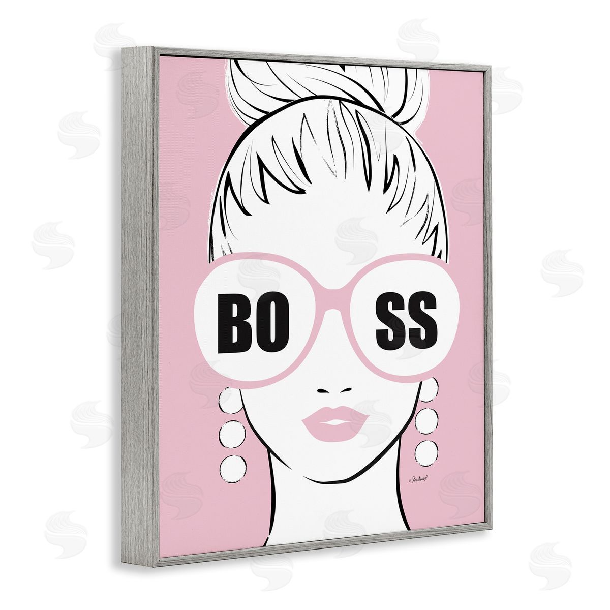 Martina Pavlova Boss Phrase Sunglasses Glam Female Pink Fashion