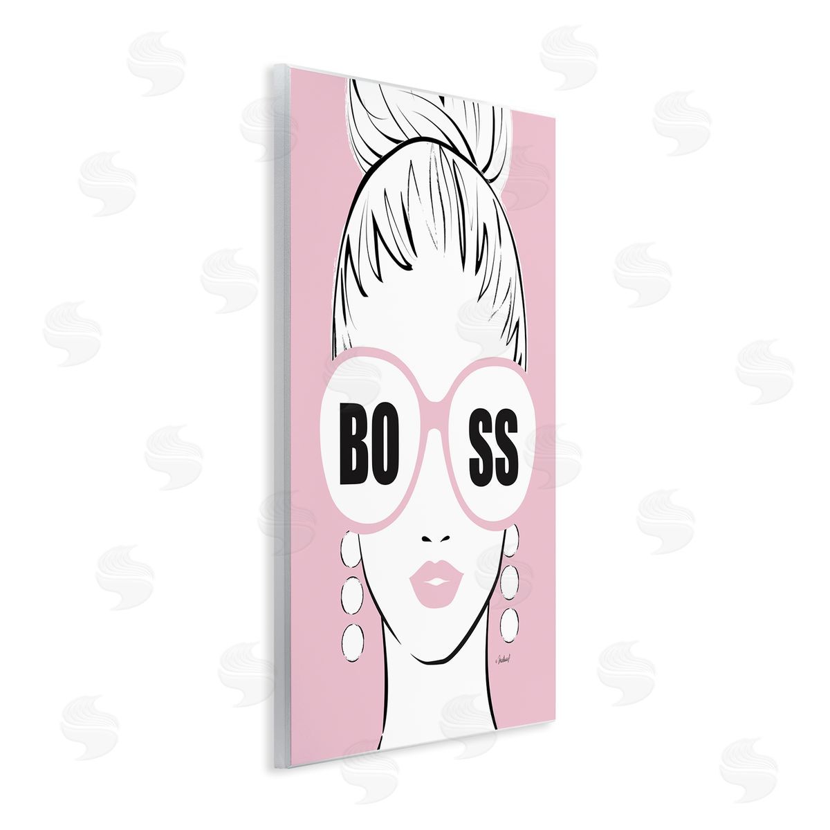 Martina Pavlova Boss Phrase Sunglasses Glam Female Pink Fashion