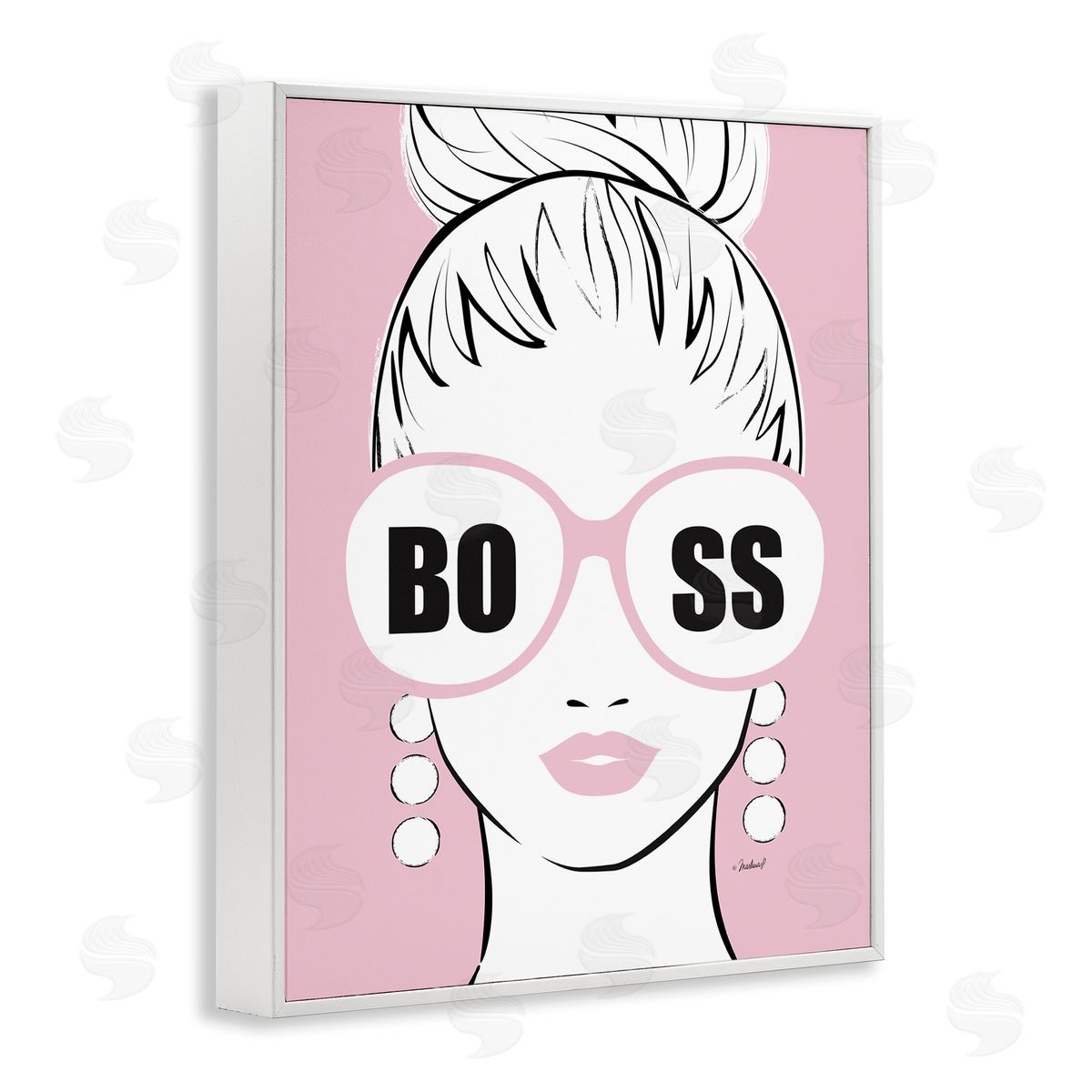 Martina Pavlova Boss Phrase Sunglasses Glam Female Pink Fashion