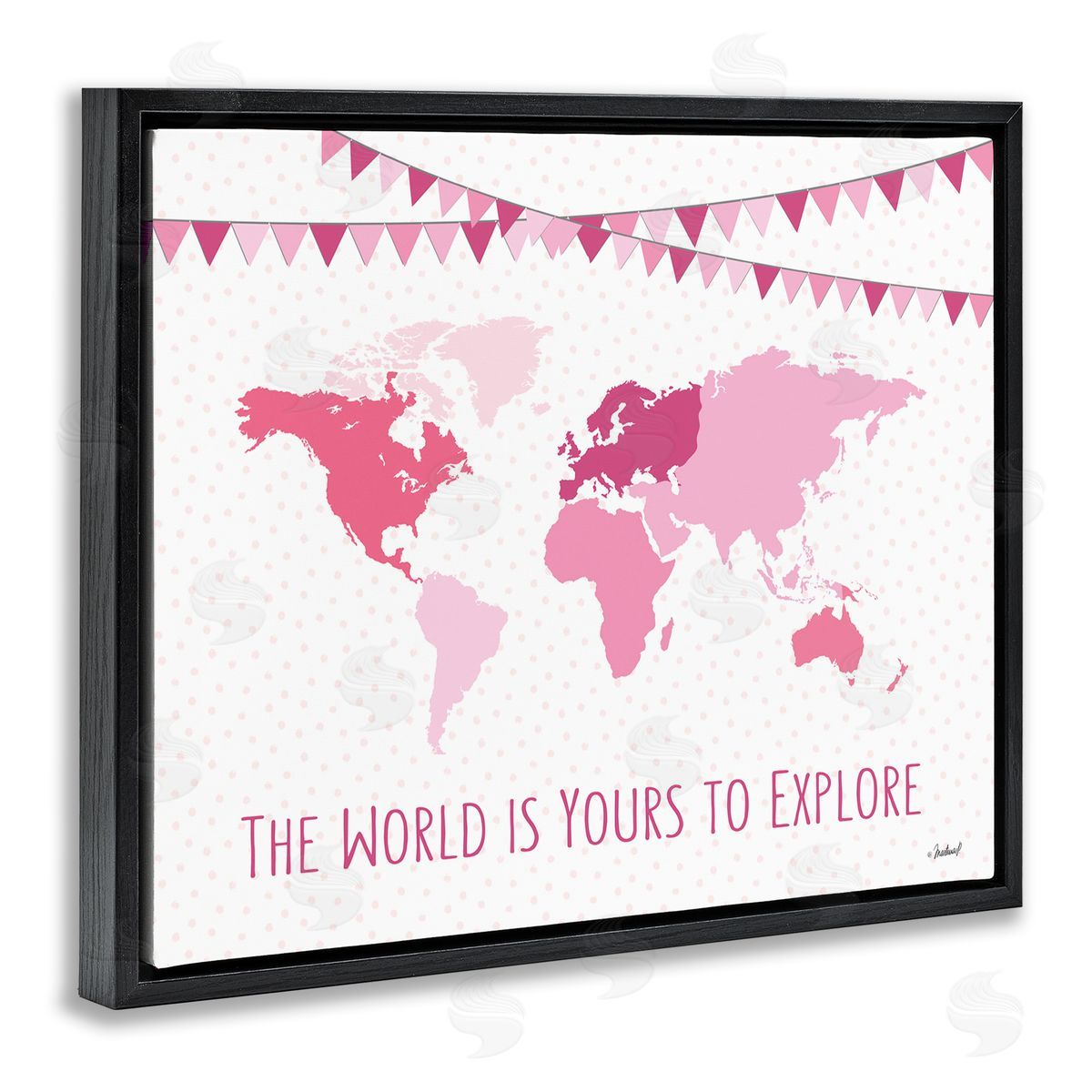 Martina Pavlova World Is Yours to Explore Motivational World Map