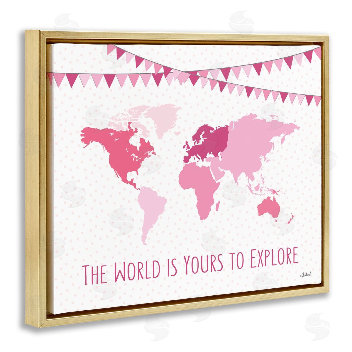 Martina Pavlova World Is Yours to Explore Motivational World Map