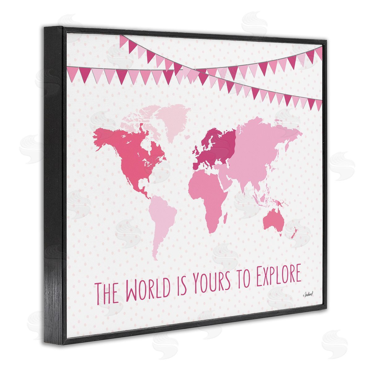 Martina Pavlova World Is Yours to Explore Motivational World Map