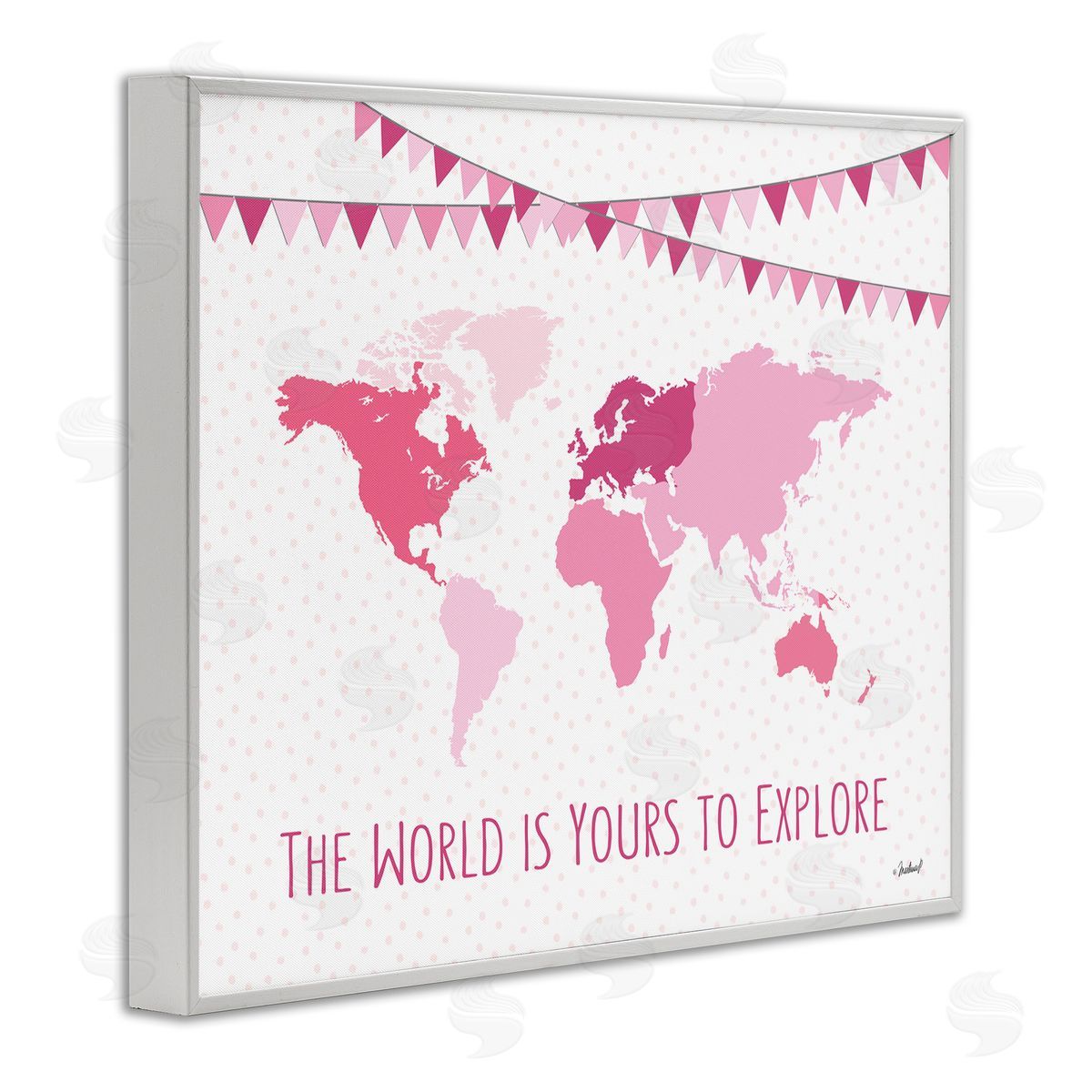 Martina Pavlova World Is Yours to Explore Motivational World Map