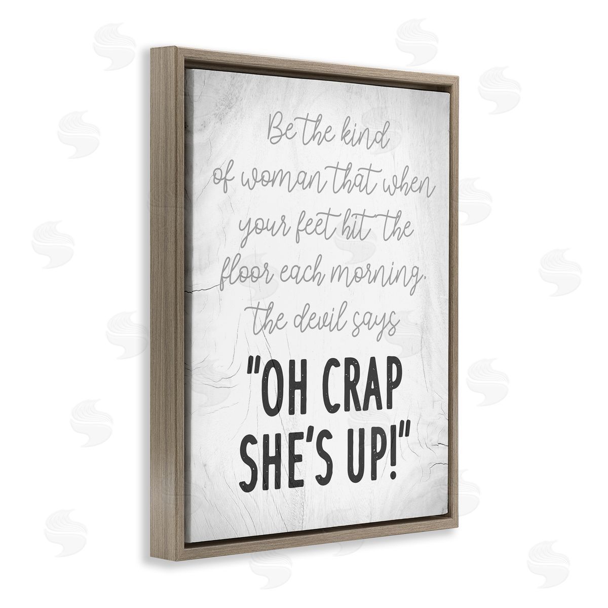 Stupell Studio That Kind of Woman Humorous Phrase Rustic Script