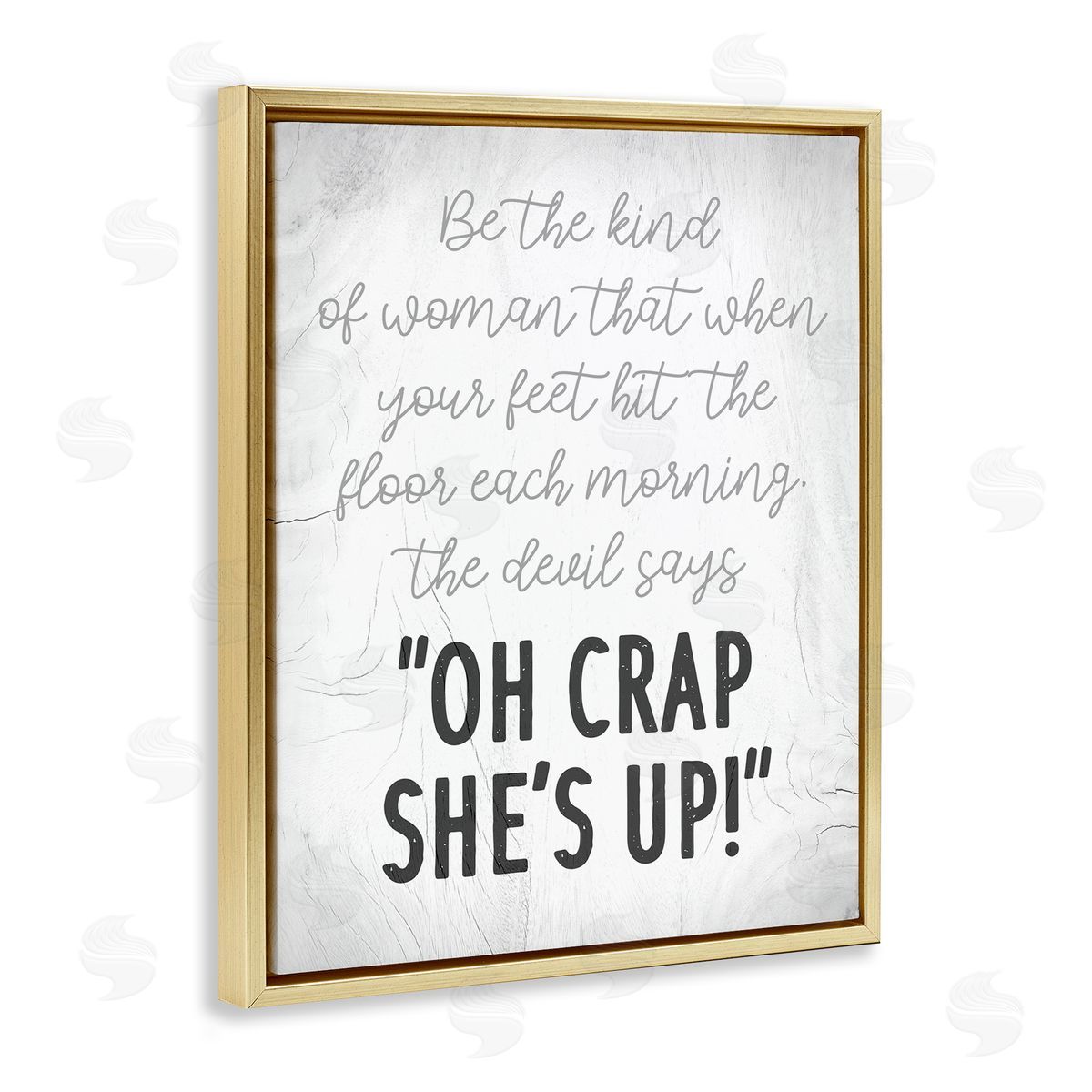 Stupell Studio That Kind of Woman Humorous Phrase Rustic Script