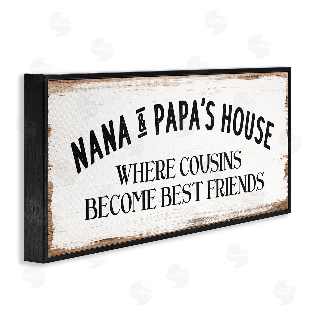 Stupell Studio Nana & Papa's House Greeting Traditional Family