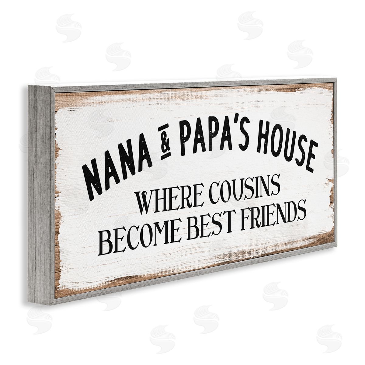 Stupell Studio Nana & Papa's House Greeting Traditional Family