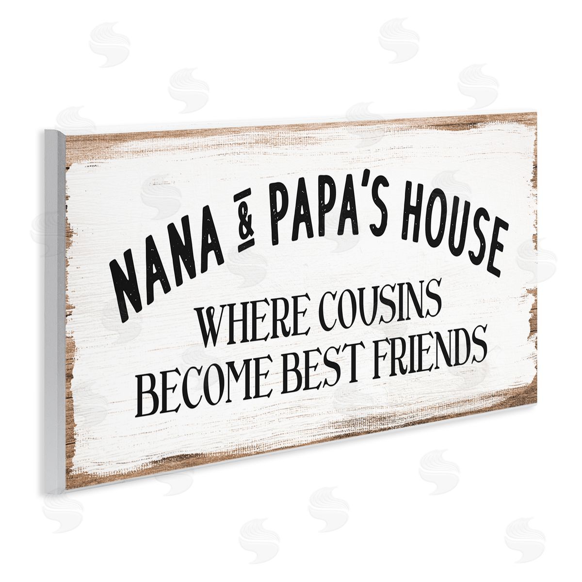 Stupell Studio Nana & Papa's House Greeting Traditional Family