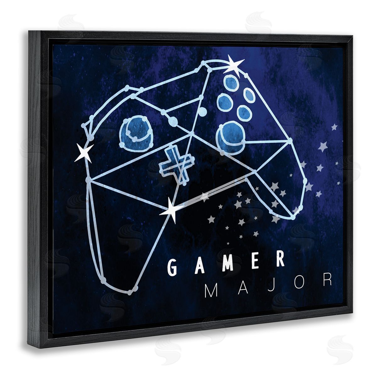 Stupell Studio Gamer Major Phrase Controller Constellation Outer Space