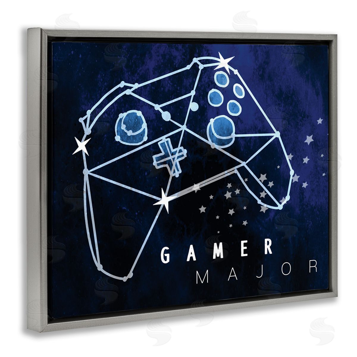 Stupell Studio Gamer Major Phrase Controller Constellation Outer Space