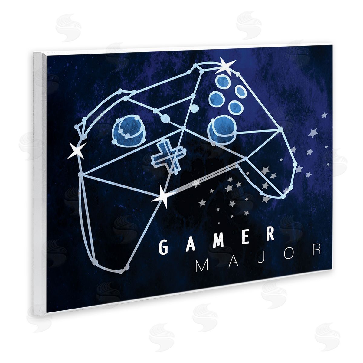Stupell Studio Gamer Major Phrase Controller Constellation Outer Space