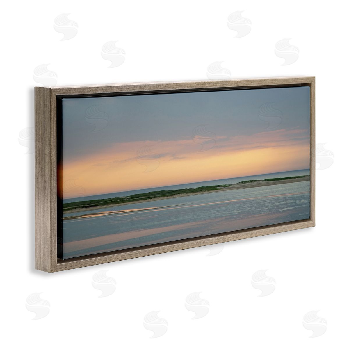 Brooke T. Ryan Soothing Coastal Beach Landscape Sunset Sky