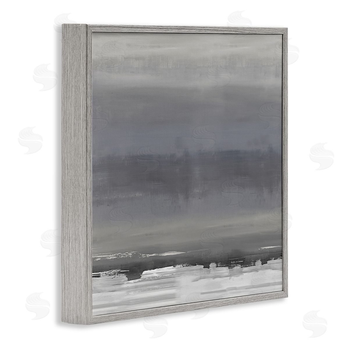 Rachel Springer Abstract Greyscale Avante-Garde Industrial Landscape Gray Framed Glicee Wall Art Print