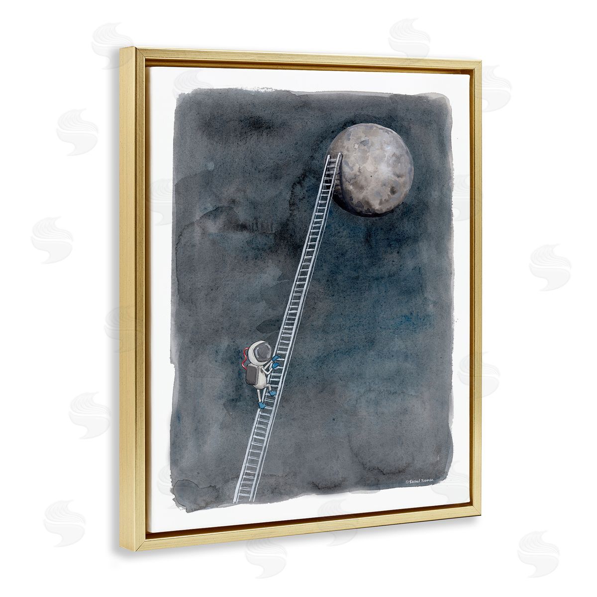 Rachel Nieman Astronaut Ladder To Moon Humorous Space Exploration