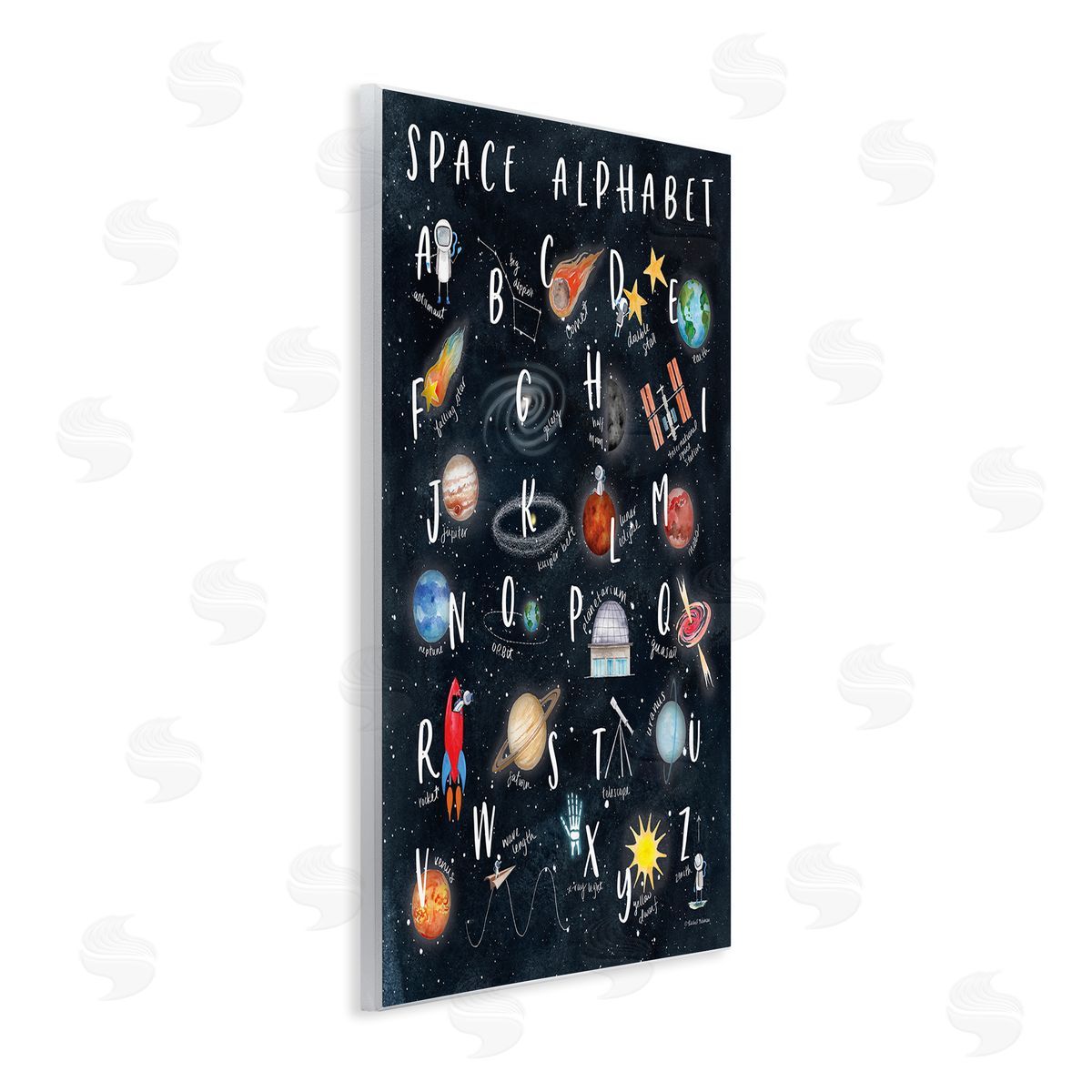 Rachel Nieman Space Alphabet Playful Big Dipper Earth Galaxy