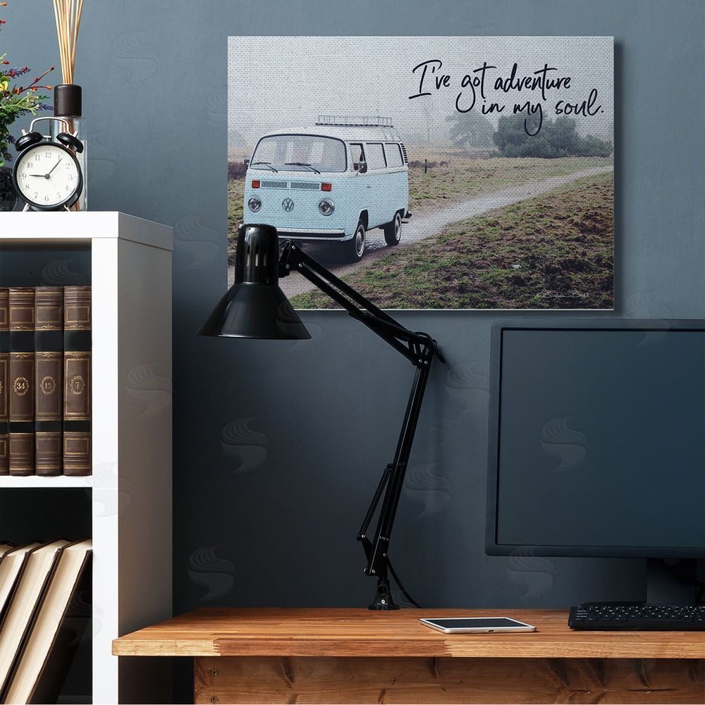 Susan Ball Adventure In My Soul Phrase Retro Bus Road