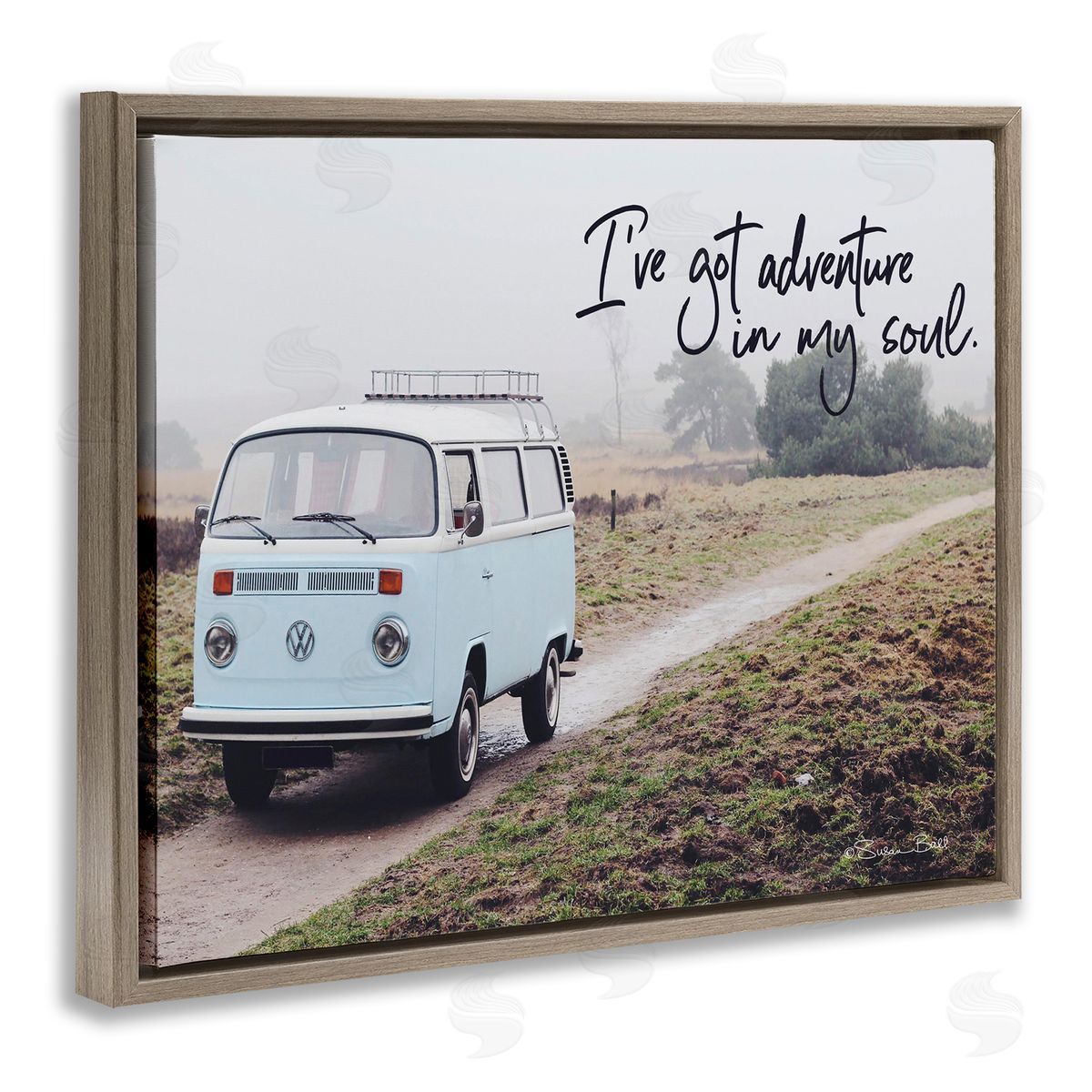 Susan Ball Adventure In My Soul Phrase Retro Bus Road