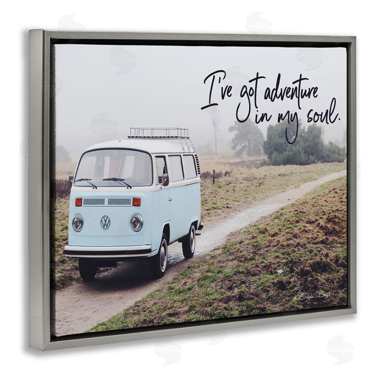 Susan Ball Adventure In My Soul Phrase Retro Bus Road