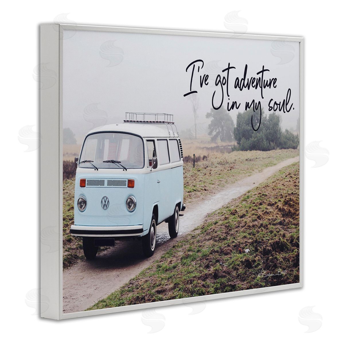 Susan Ball Adventure In My Soul Phrase Retro Bus Road