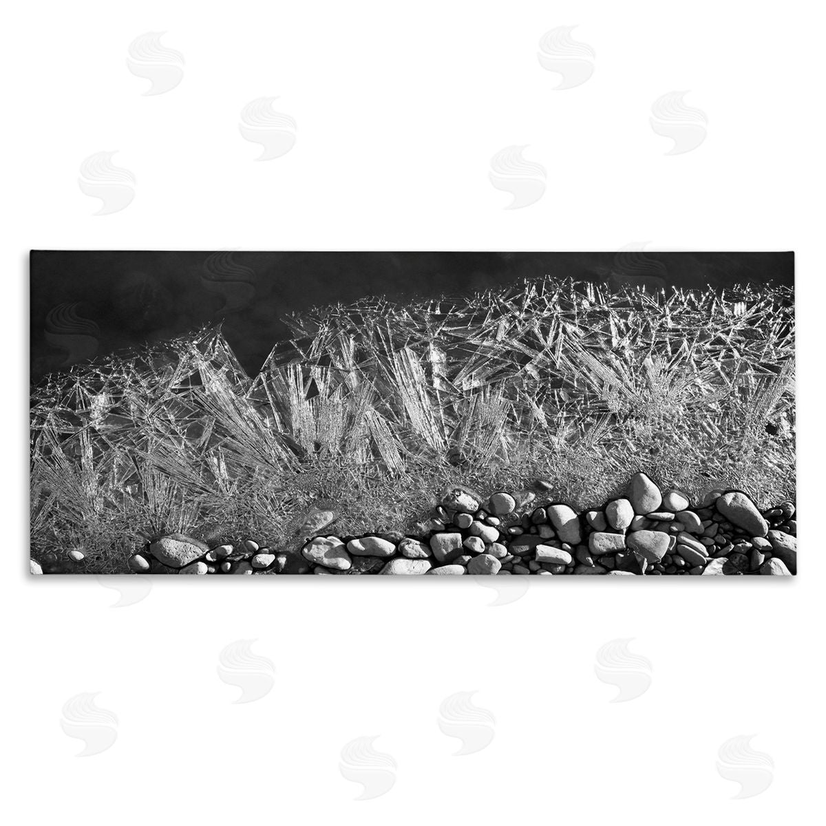 Janice Gaynor fr_sideozen Water Crystals Nautical Coast Black White