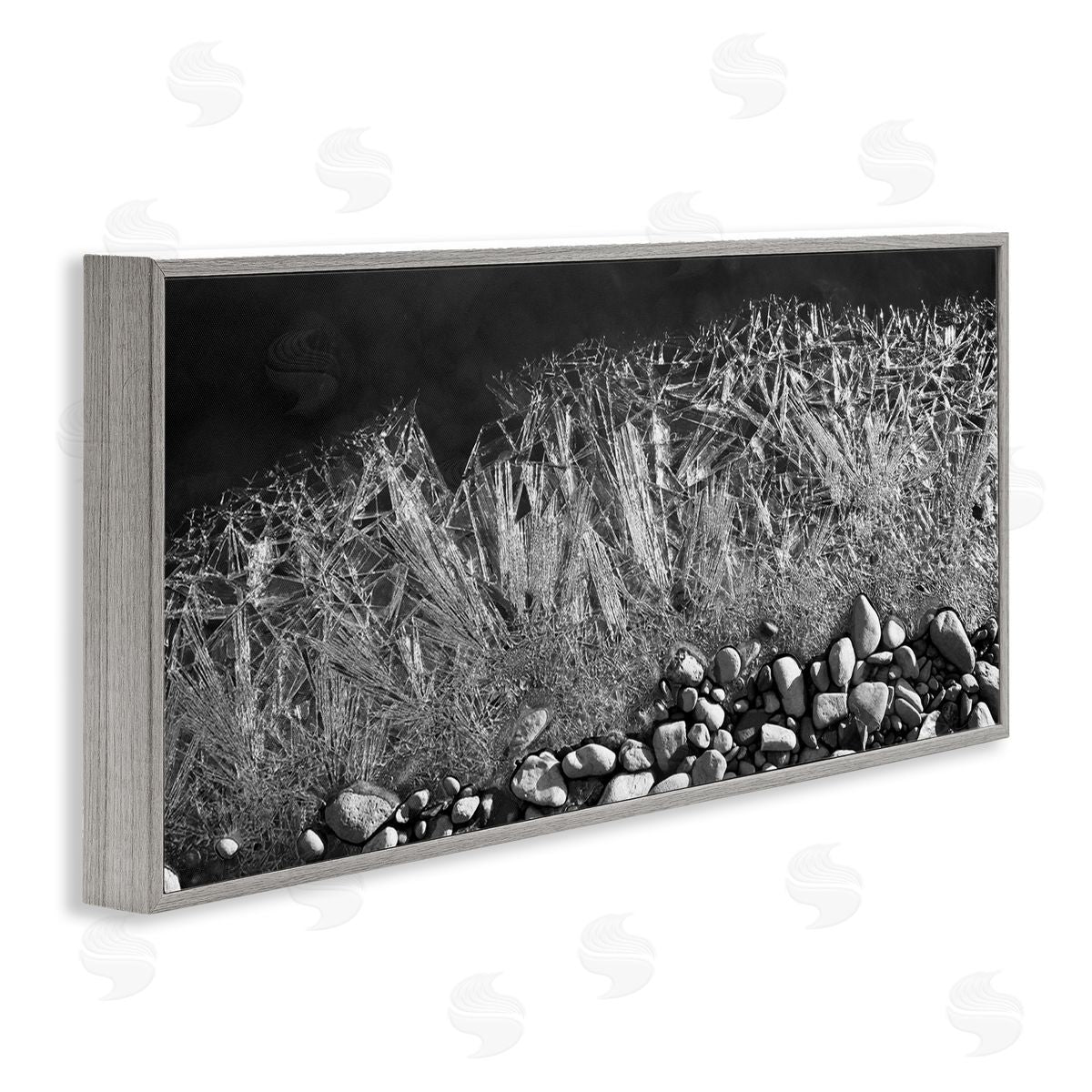 Janice Gaynor fr_sideozen Water Crystals Nautical Coast Black White