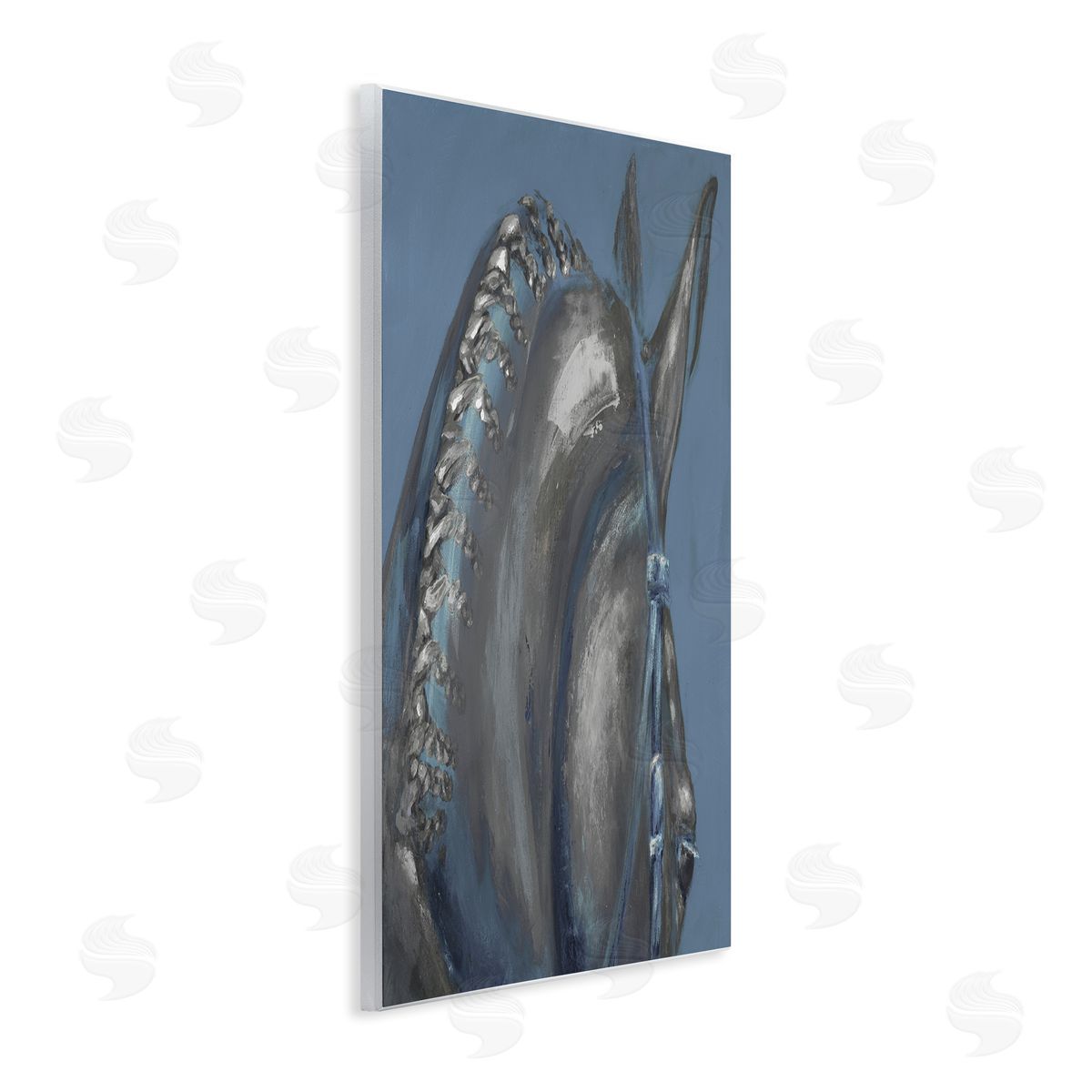 Dina D'Argo Horse Mane Portrait Blue Grey Hair Detail