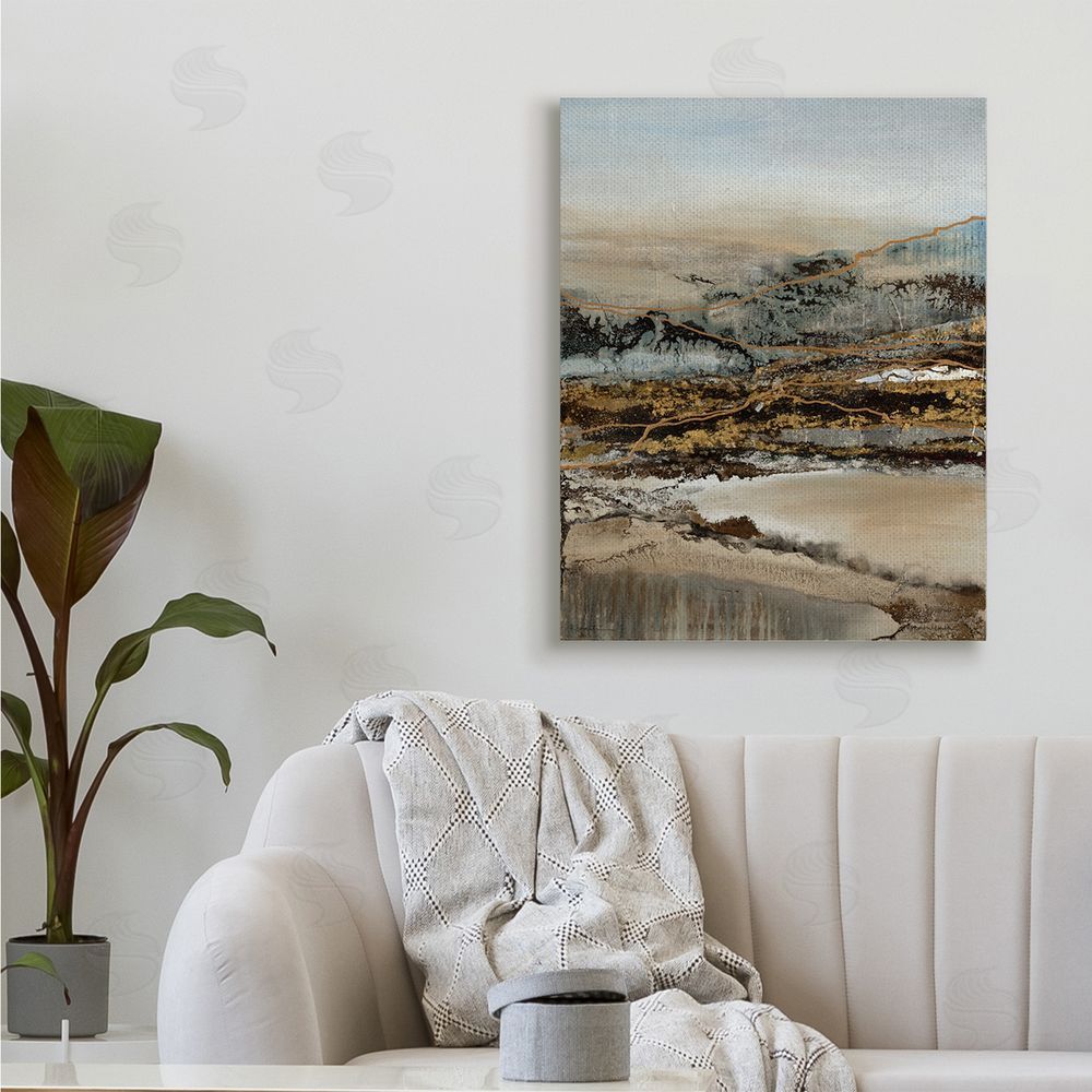 Ruth fr_sideomstein Abstract Snowy Mountain Range Detailed Linework