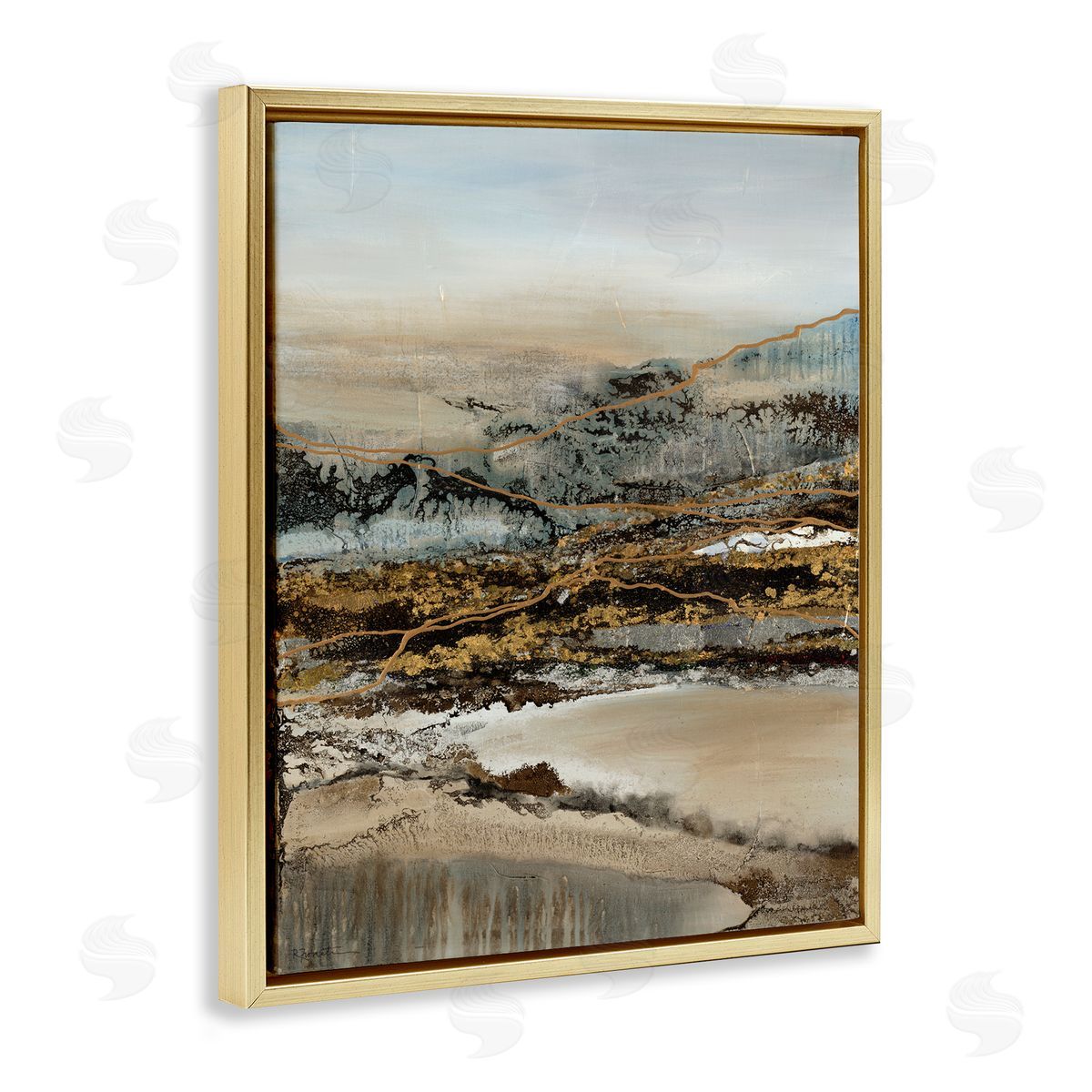 Ruth fr_sideomstein Abstract Snowy Mountain Range Detailed Linework