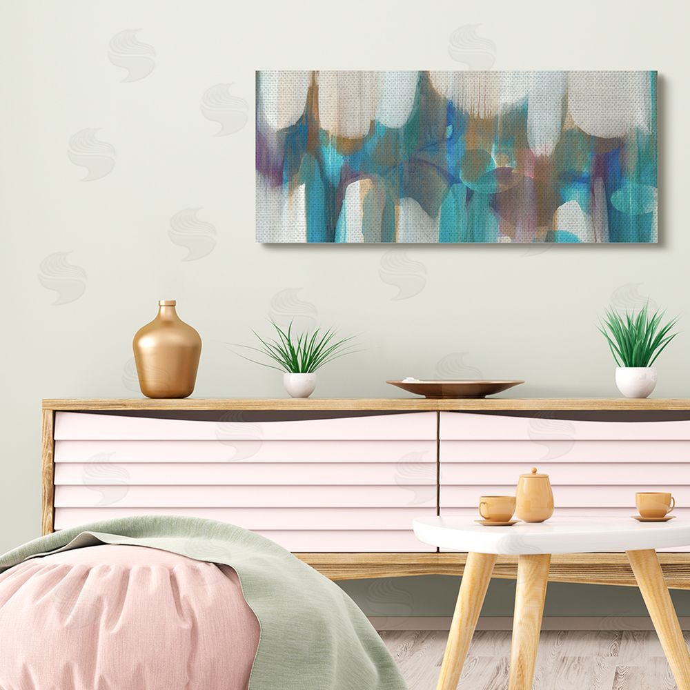 Liz Jardine Mesmerizing Rainy Day Abstract Blue White Lights