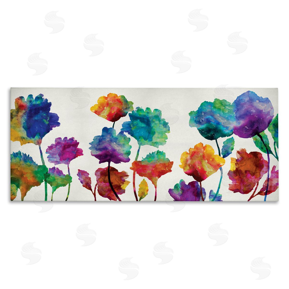 Vanessa Austin Floral Abstraction Rainbow Pop Patterned Flowers