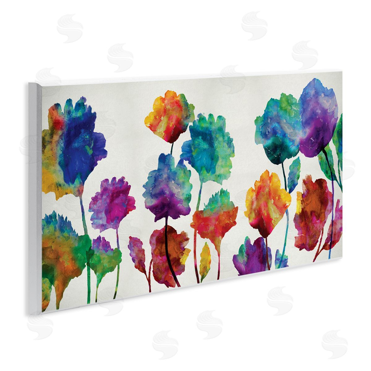 Vanessa Austin Floral Abstraction Rainbow Pop Patterned Flowers