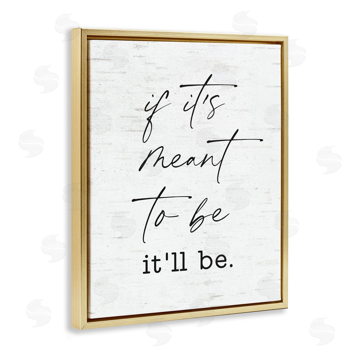 Lettered and Lined Meant To Be Motivational Quote Charming Script