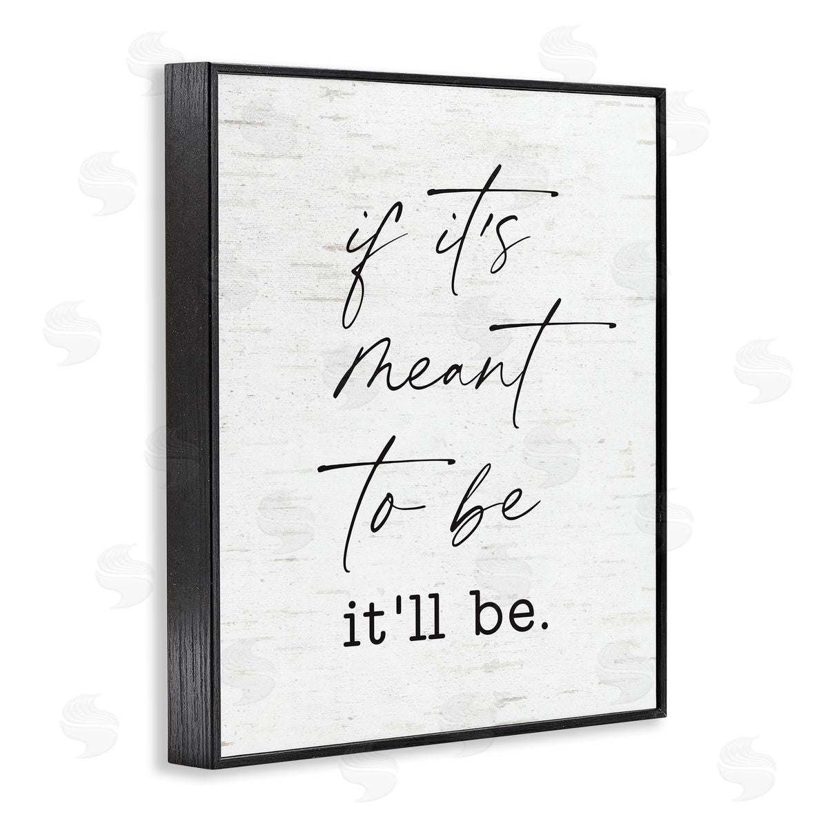 Lettered and Lined Meant To Be Motivational Quote Charming Script