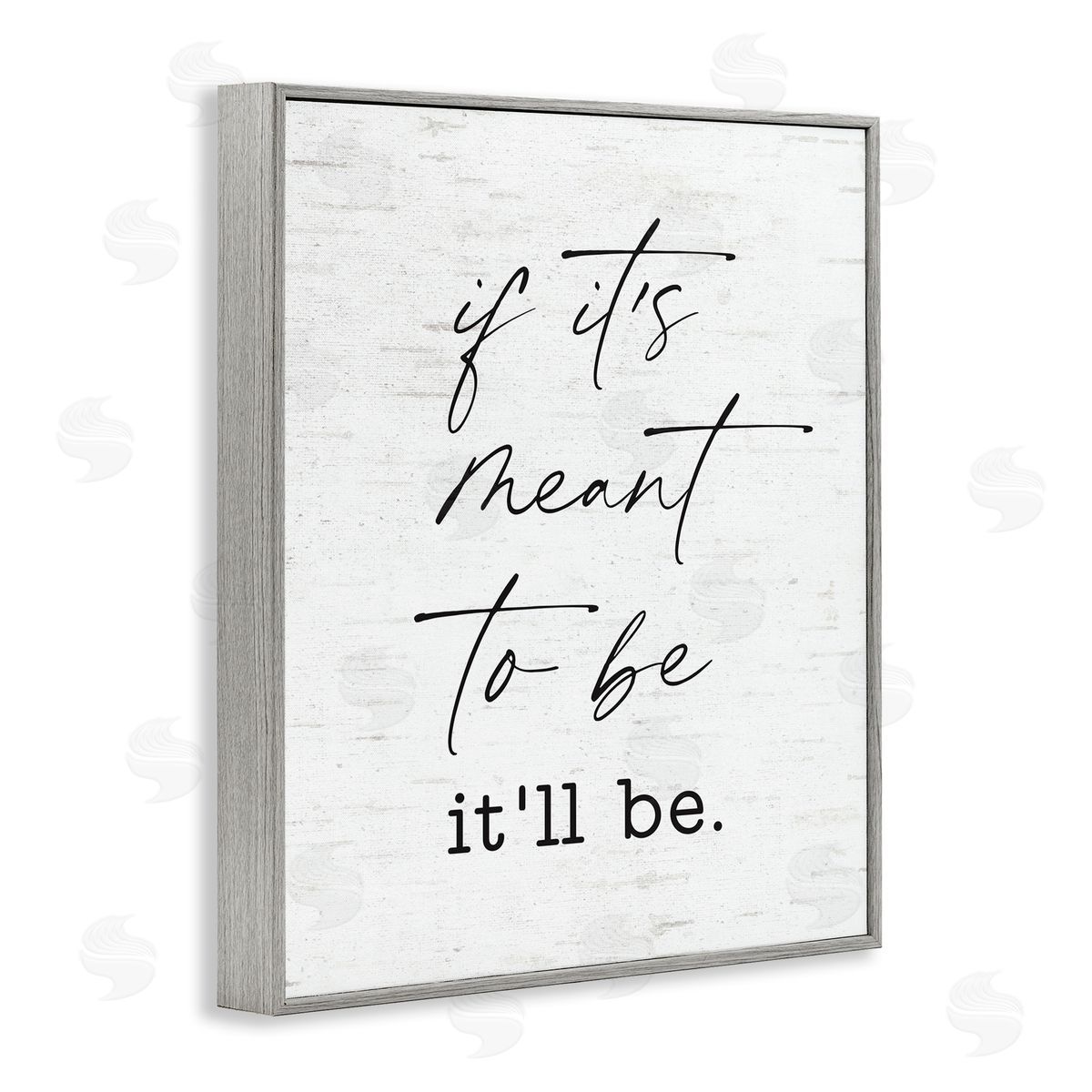 Lettered and Lined Meant To Be Motivational Quote Charming Script