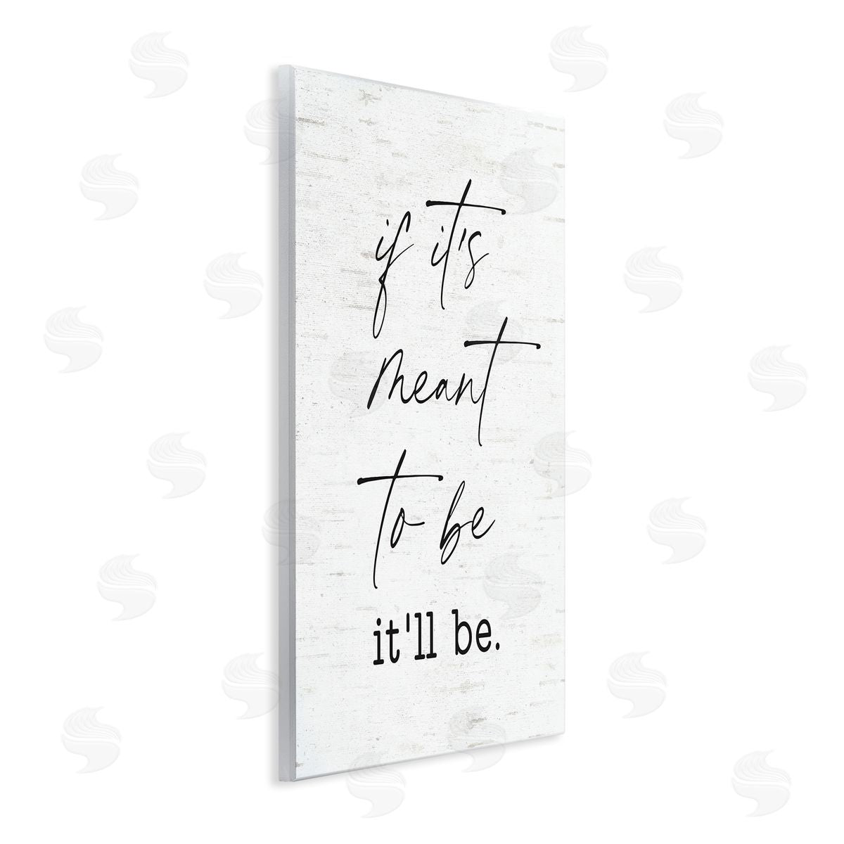 Lettered and Lined Meant To Be Motivational Quote Charming Script