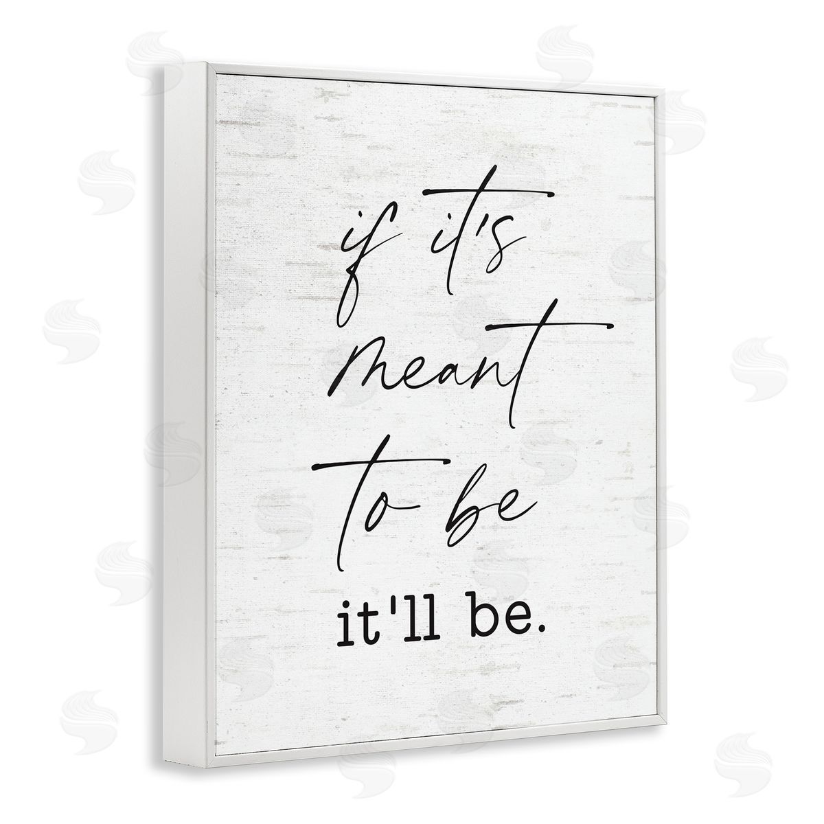 Lettered and Lined Meant To Be Motivational Quote Charming Script