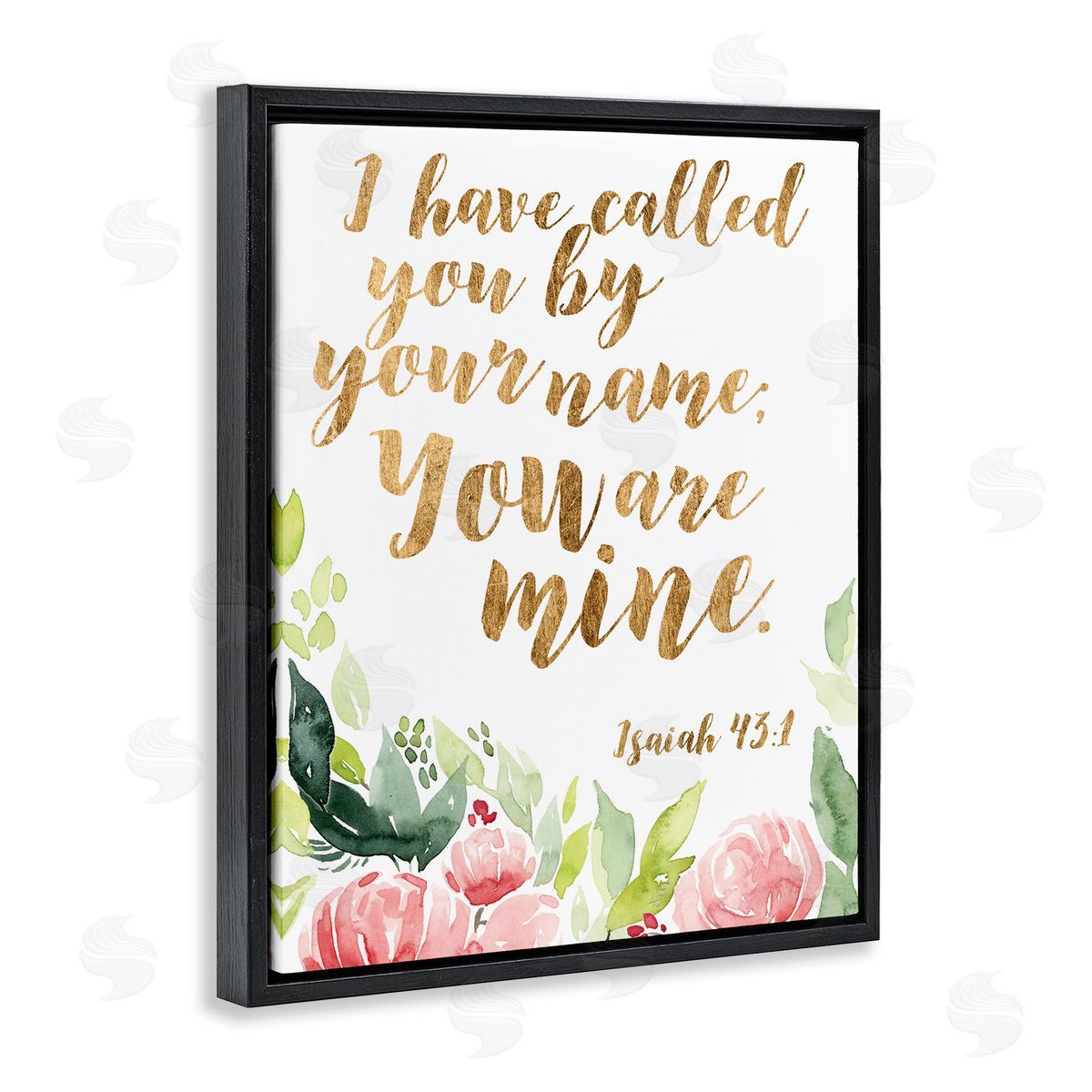 Studio W I Have Called You Spiritual Isaiah 43:1 fr_sideesh Pink Florals