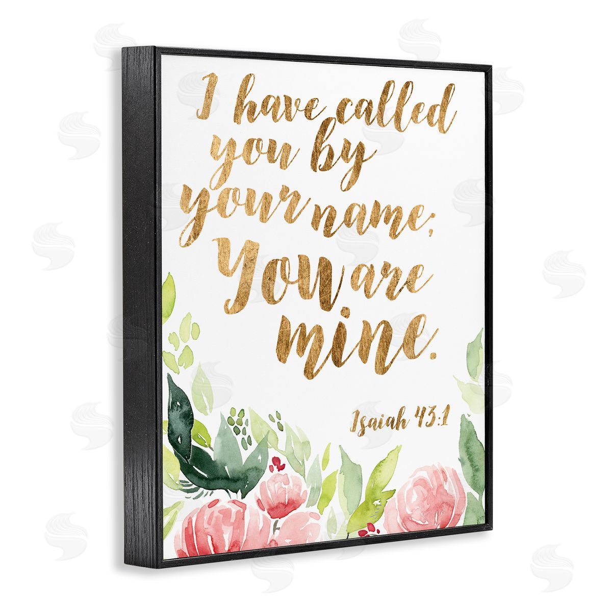 Studio W I Have Called You Spiritual Isaiah 43:1 fr_sideesh Pink Florals