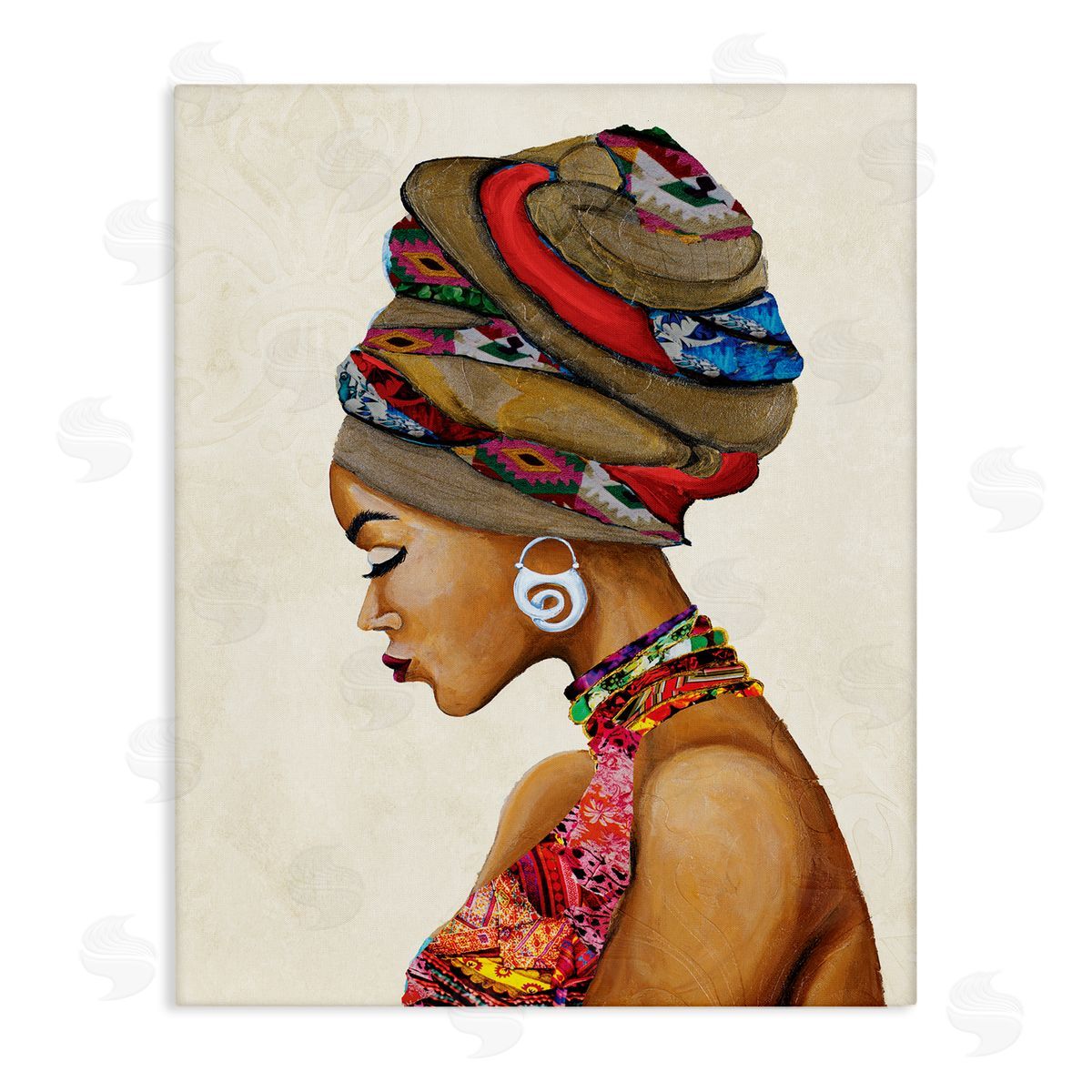 Gina Ritter Woman Wearing Traditional Afr_sideican Fashion Headwrap