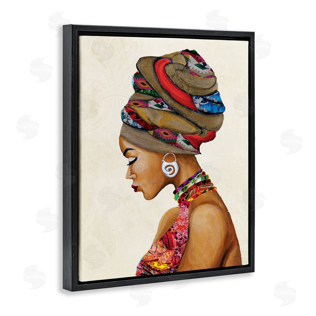 Gina Ritter Woman Wearing Traditional Afr_sideican Fashion Headwrap