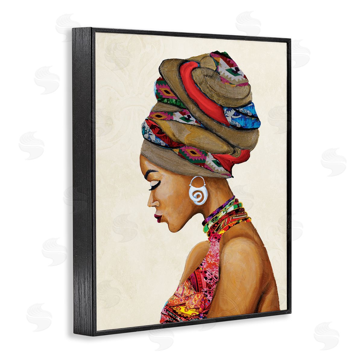 Gina Ritter Woman Wearing Traditional Afr_sideican Fashion Headwrap