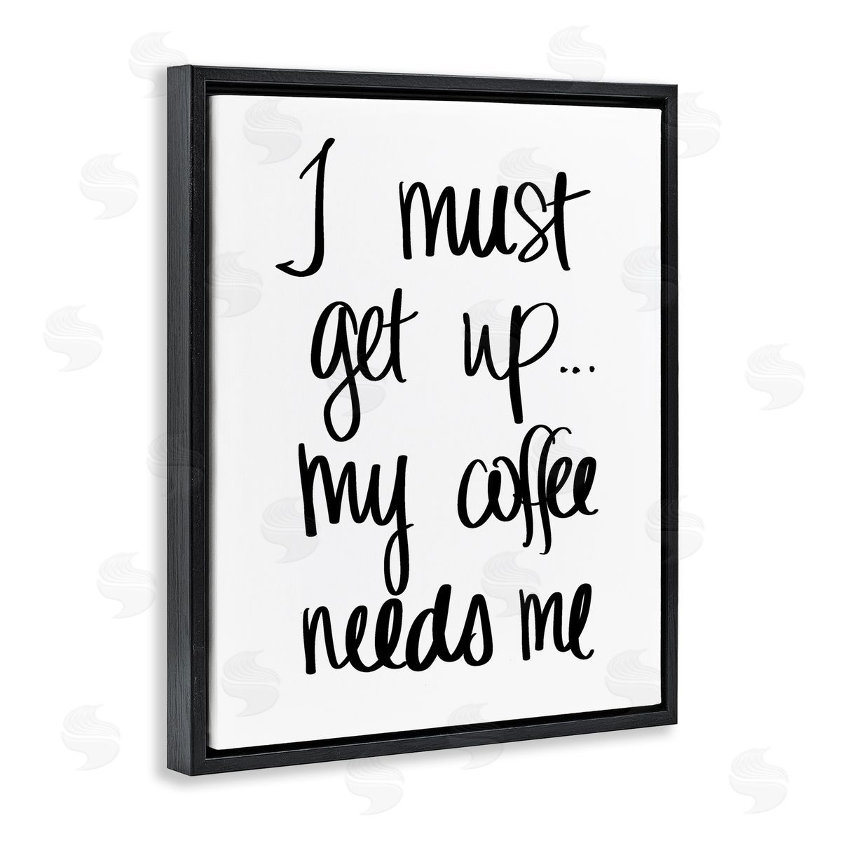 SD Graphics Studio I Must Get Up Coffe_sidee Humor Hand Typography