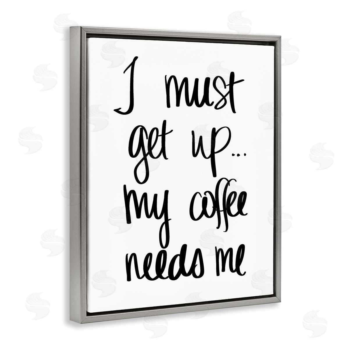 SD Graphics Studio I Must Get Up Coffe_sidee Humor Hand Typography