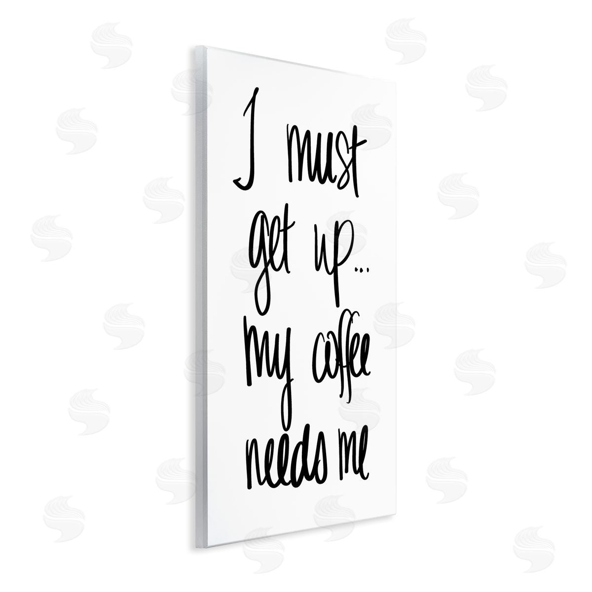 SD Graphics Studio I Must Get Up Coffe_sidee Humor Hand Typography