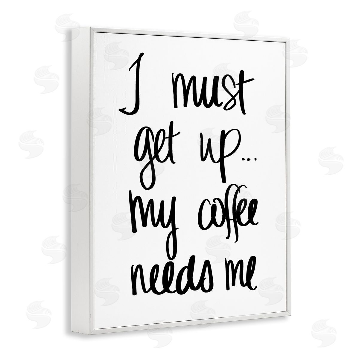 SD Graphics Studio I Must Get Up Coffe_sidee Humor Hand Typography
