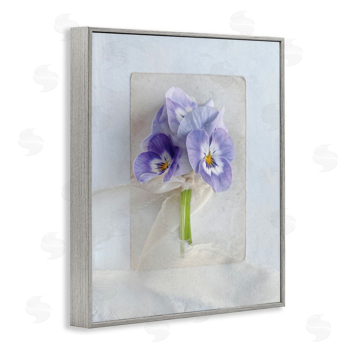 Sarah Gardner Violets Wrapped in Sheer Soft Country Floral