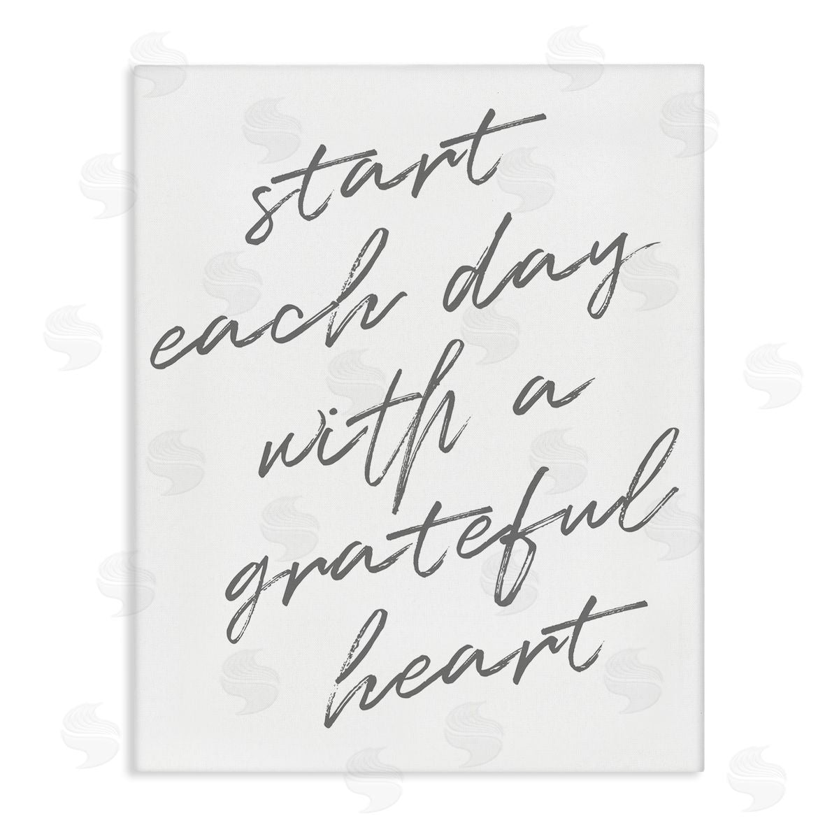 SD Graphics Studio Start Each Day Grateful Inspirational Phrase Distressed Typography