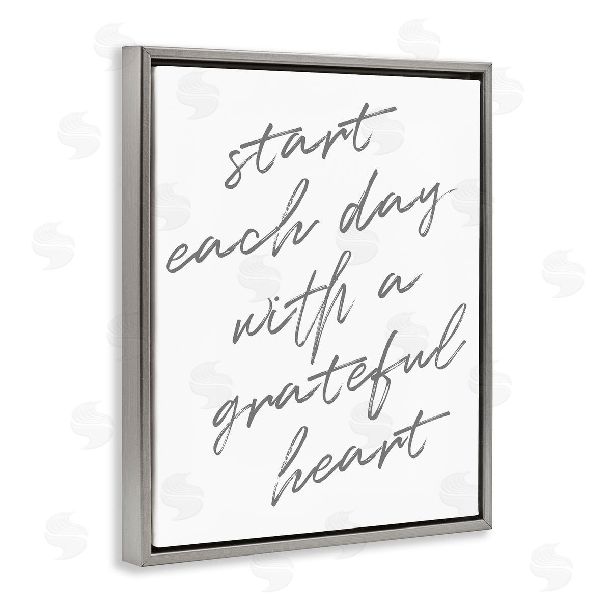 SD Graphics Studio Start Each Day Grateful Inspirational Phrase Distressed Typography